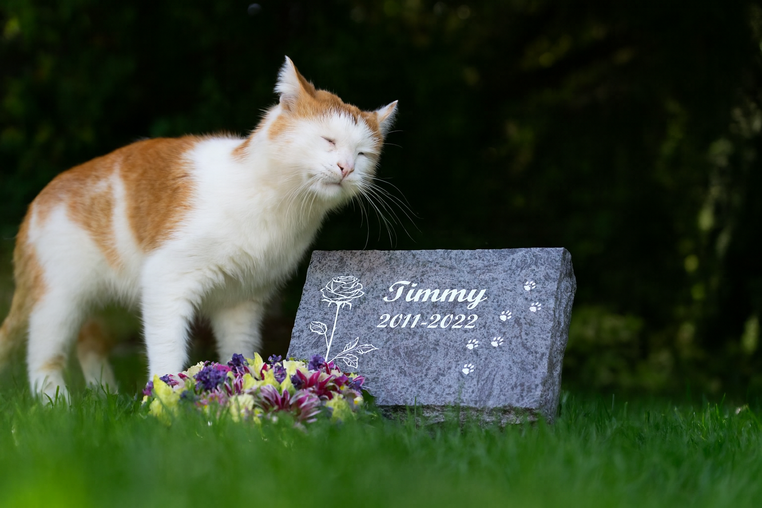 Tiergrabsteine für Katzen