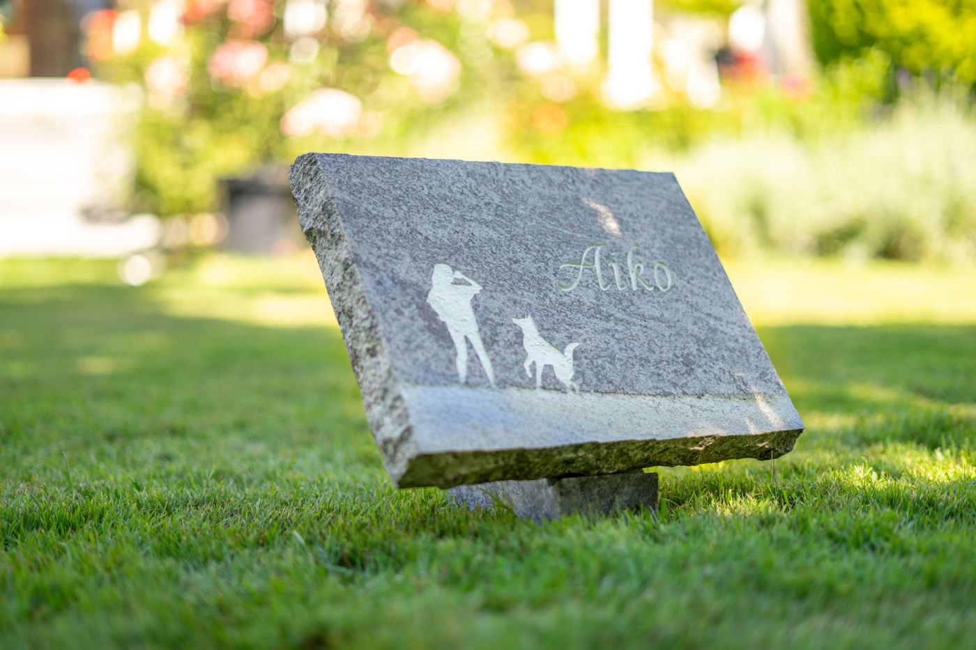 Tiergrabstein Ruhe