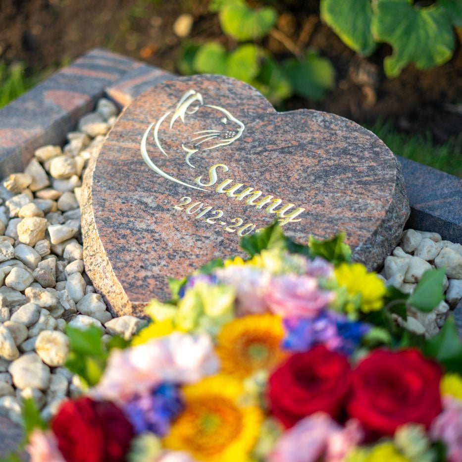 Tiergrabstein Herzstück - Himmelspfote